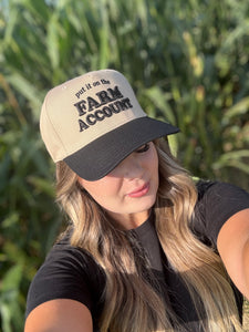 put it on the farm account